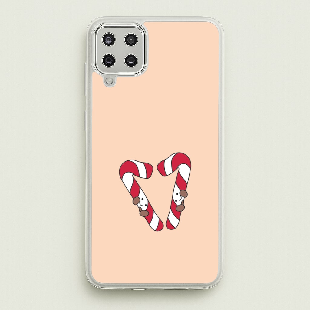 Christmas Candycane Plushies Galaxy A12 Case