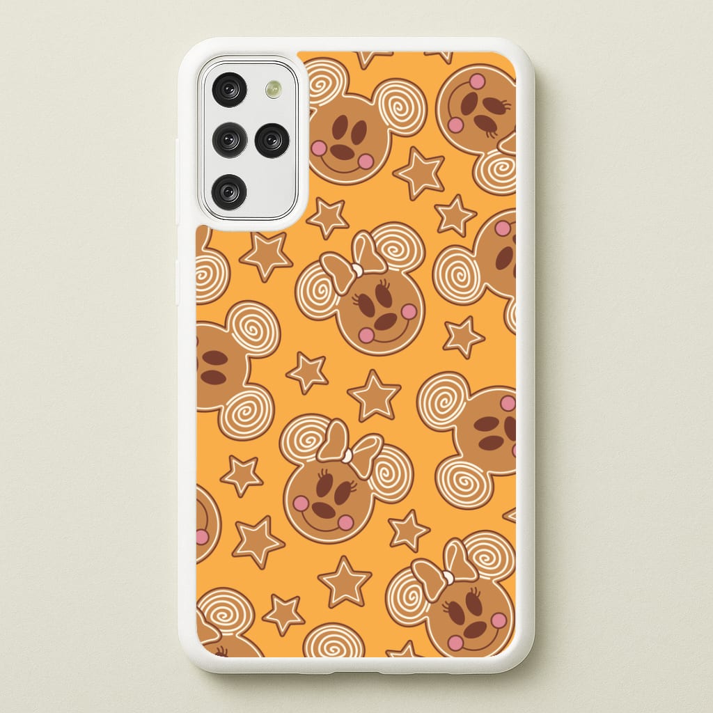 Cartoon Mouse Gingerbread Pattern Galaxy S20 Plus Case