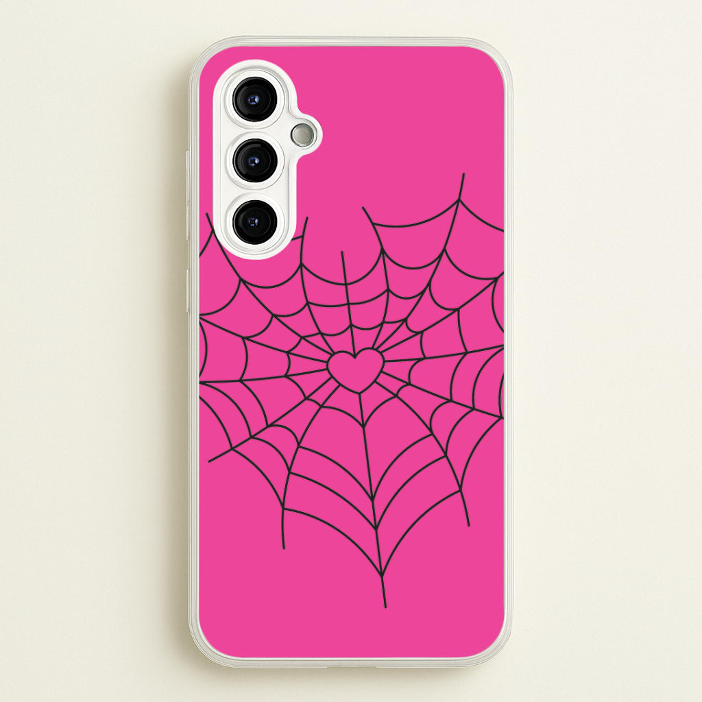 Spiderweb Hearts II Galaxy A54 Case