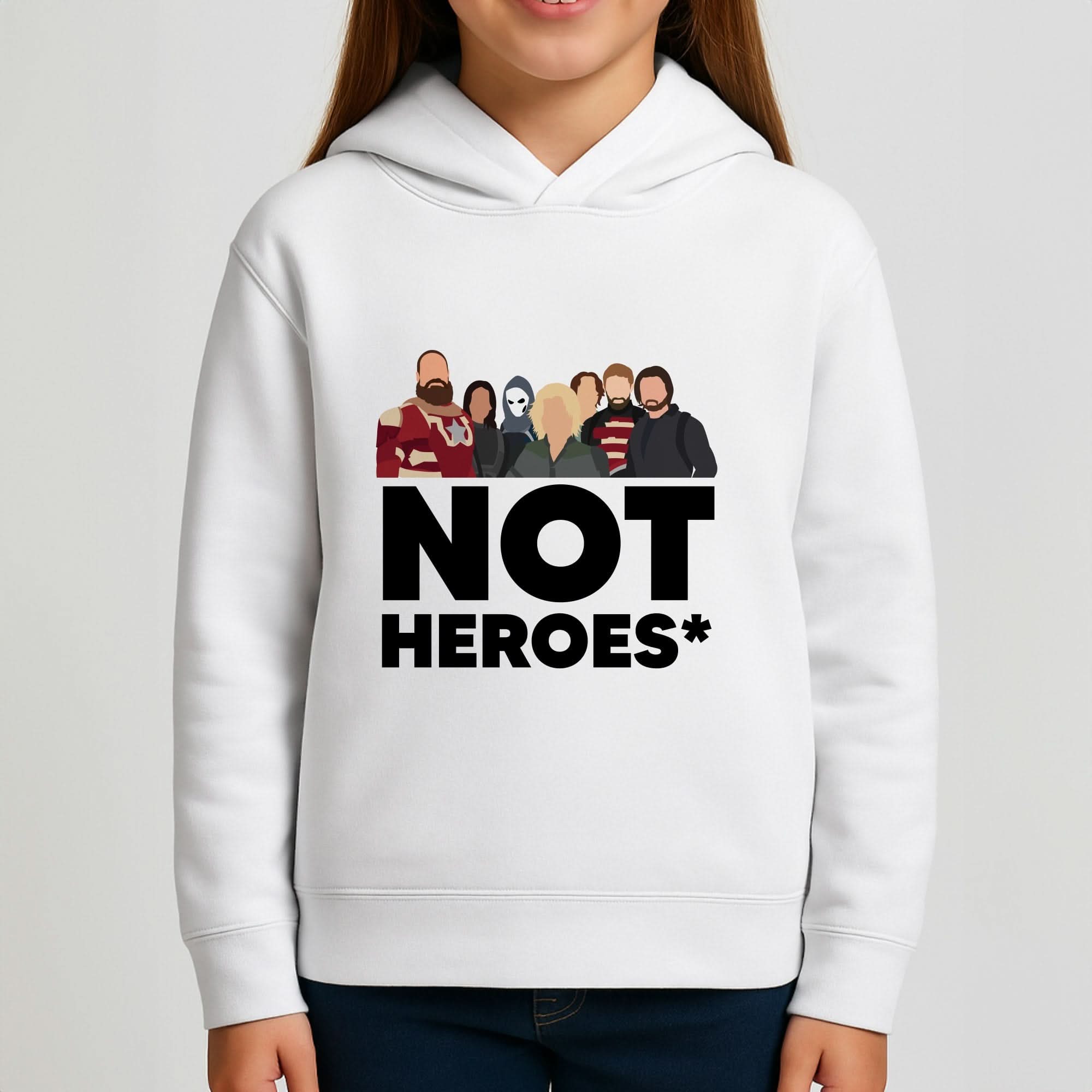 Not Heroes Girls Hoodie