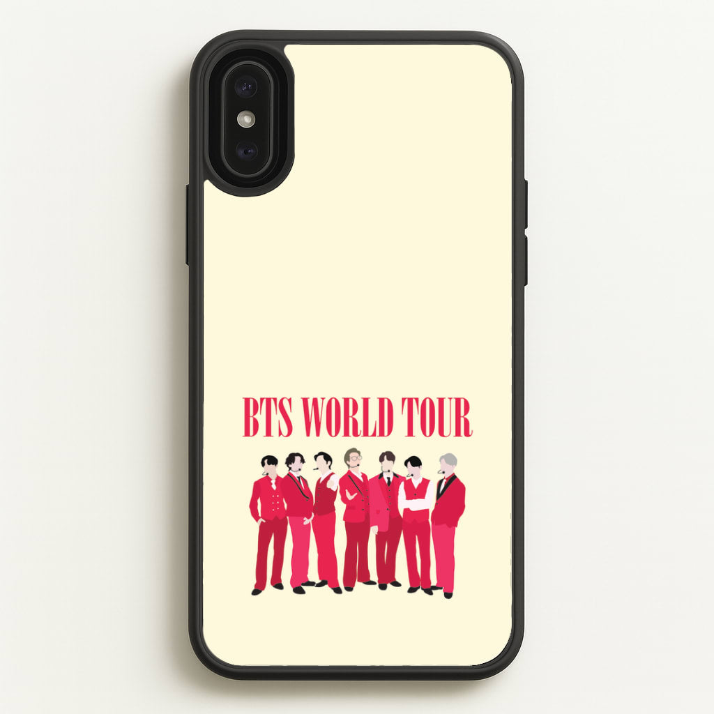 K-Pop Band World Tour 2026 iPhone XS Max Case