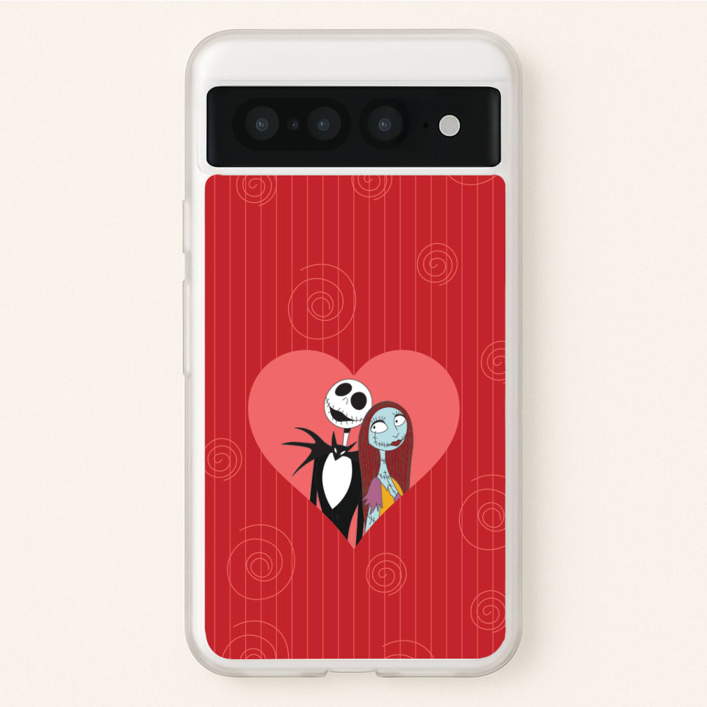 J And S Heart Google Pixel 7 Pro Case