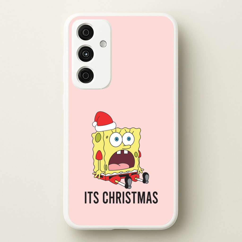 It's Christmas Cartoon Sponge Galaxy A35 Case
