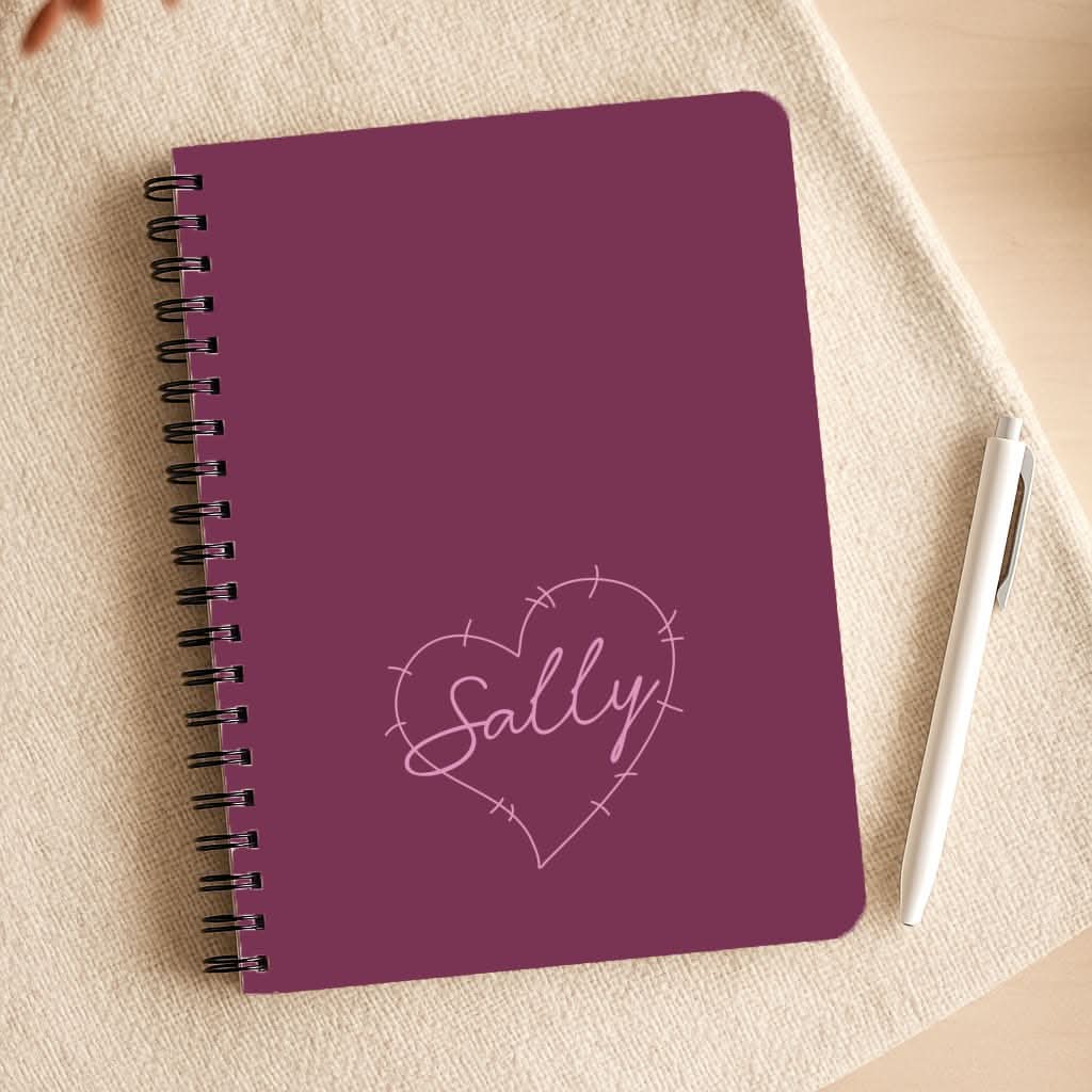 Stitched Heart Sally Notepad