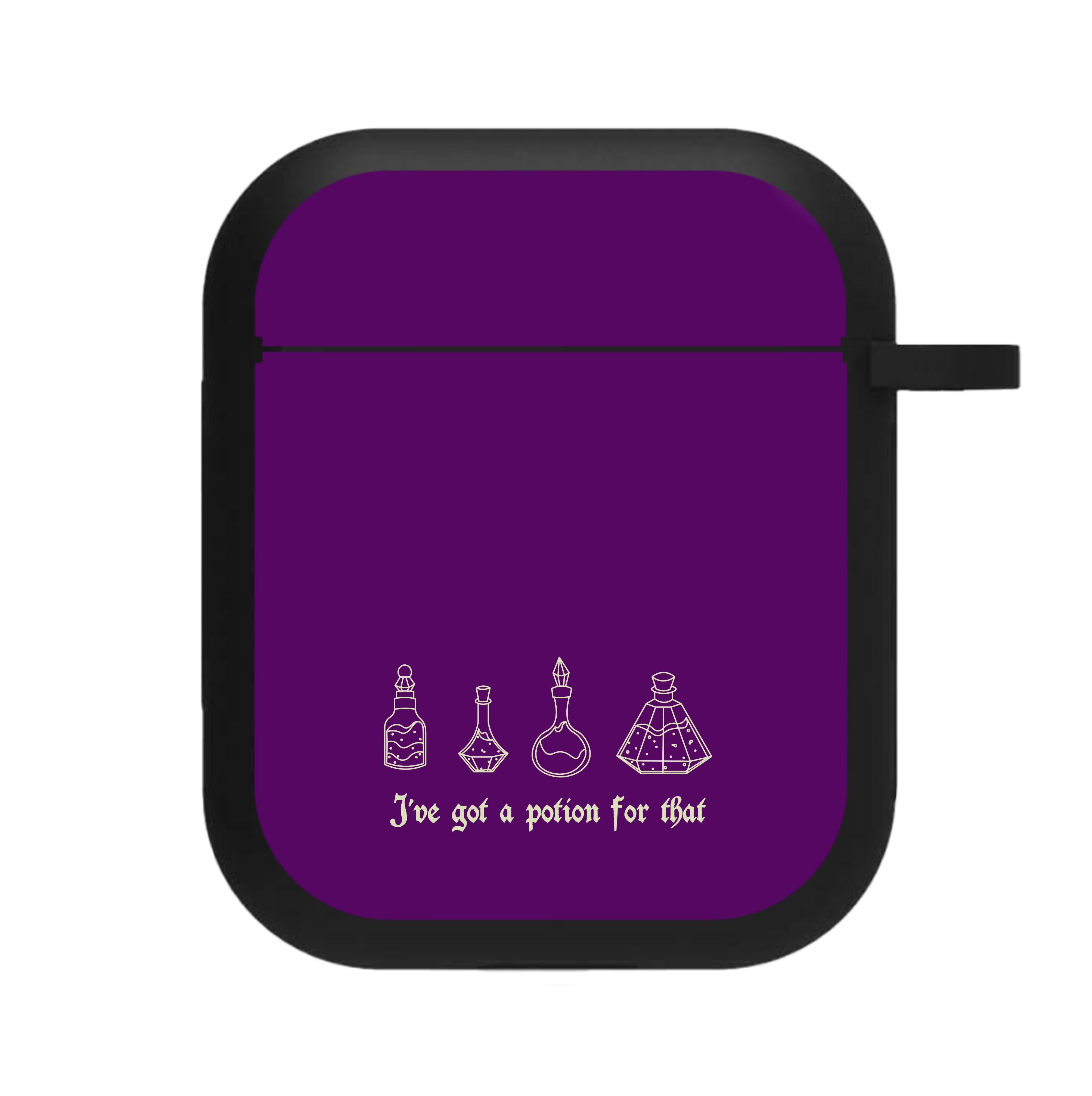 I've Got A Potion For You Dark Pink AirPods Case
