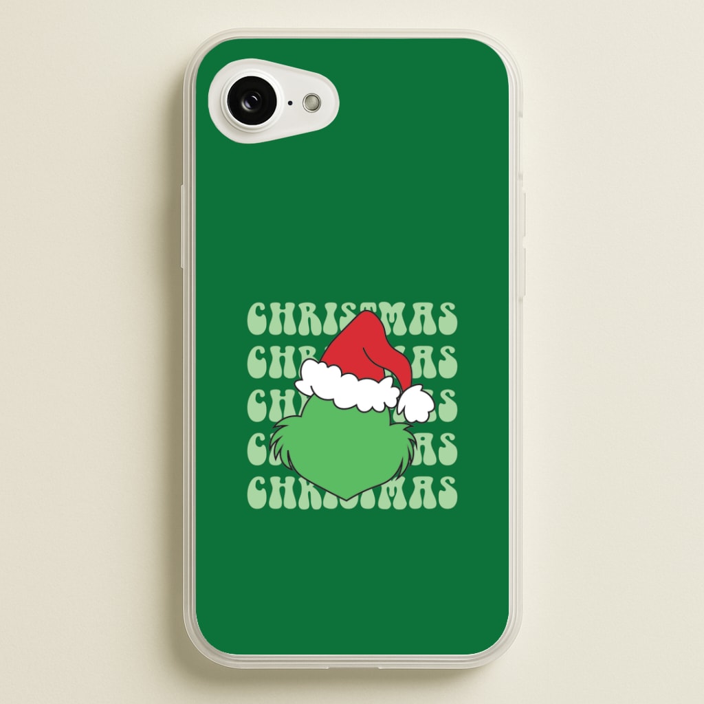 Green Creature Christmas iPhone 16e Case