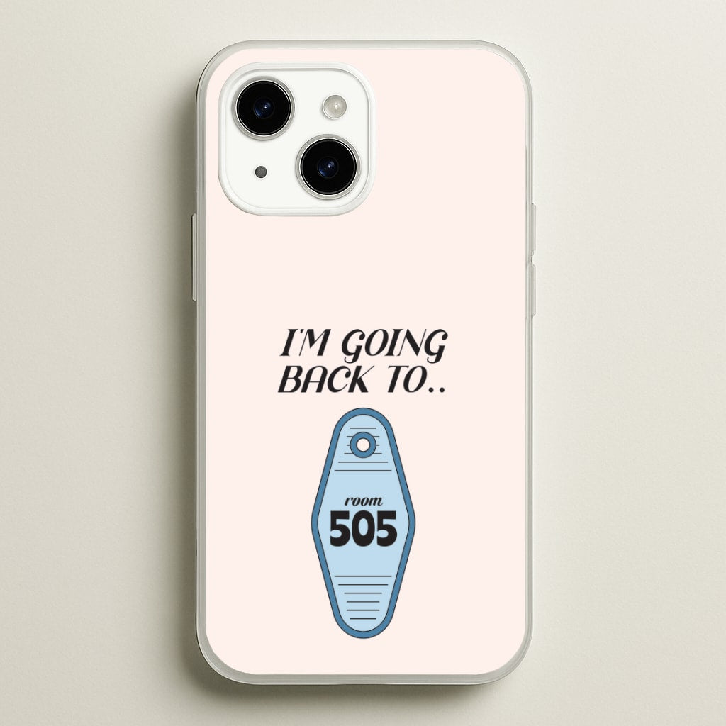 I'm Going Back To 505 Keyring iPhone 14 Plus Case