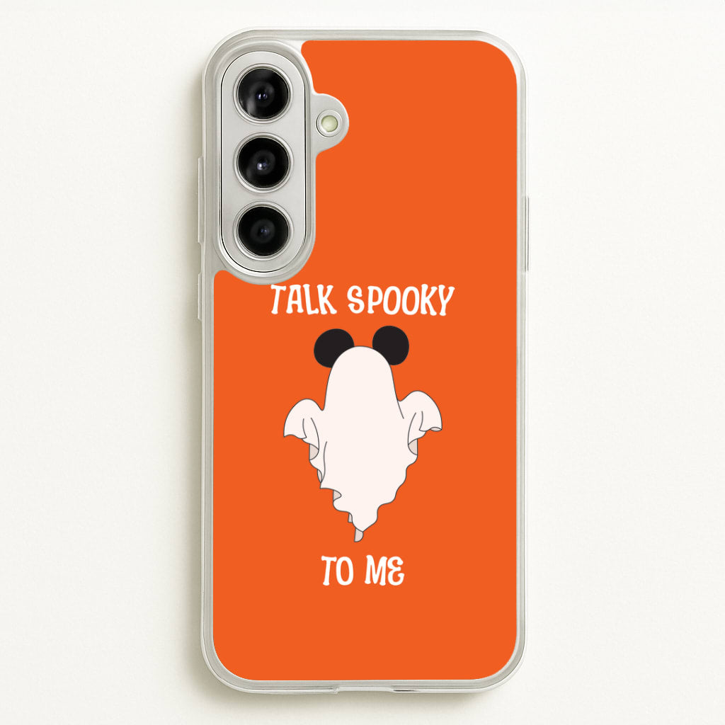 Talk Spooky To Me Mouse Ghost Galaxy A56 Case