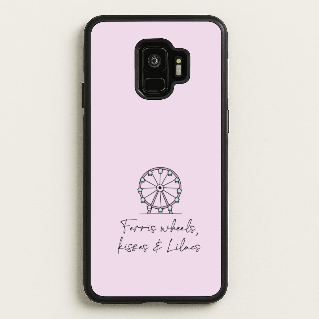 Ferris Wheels, Kisses & Lilacs Galaxy S9 Case