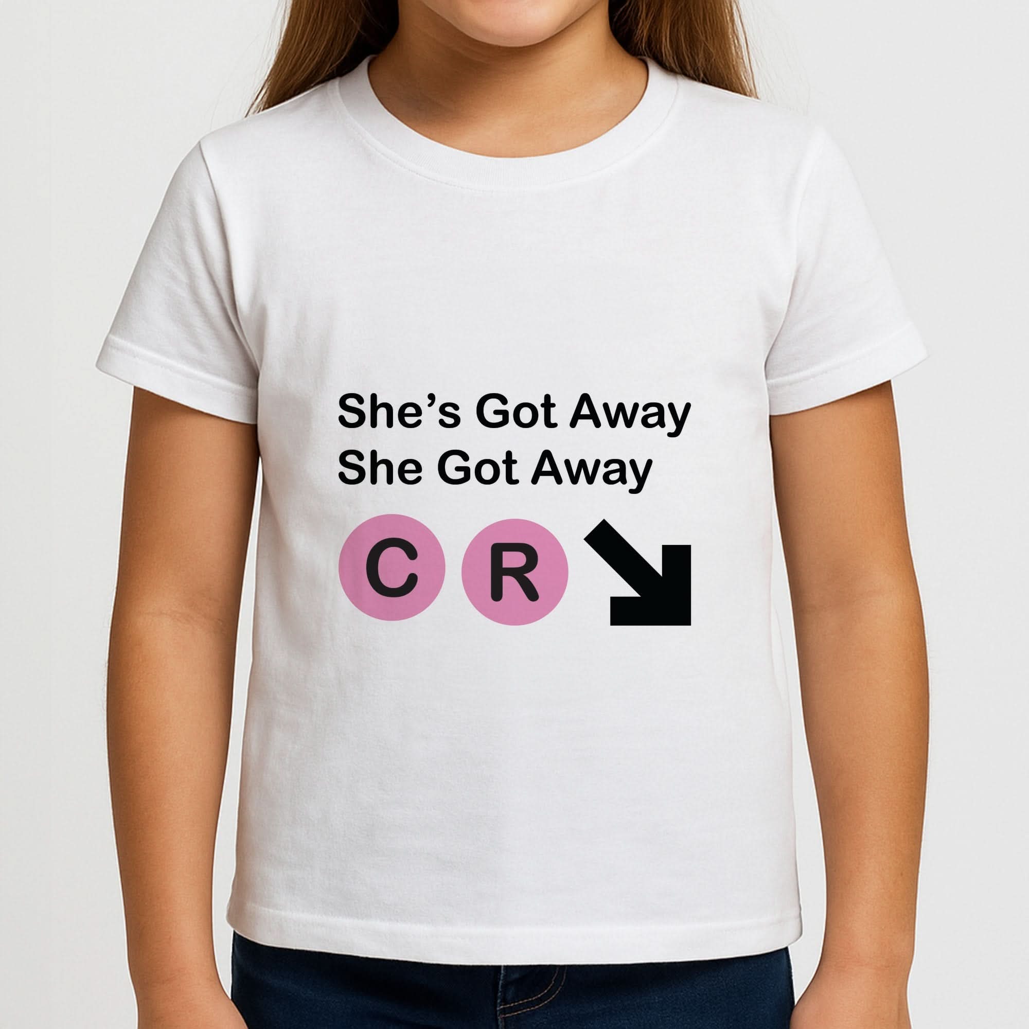 She Got Away Girls T-Shirt