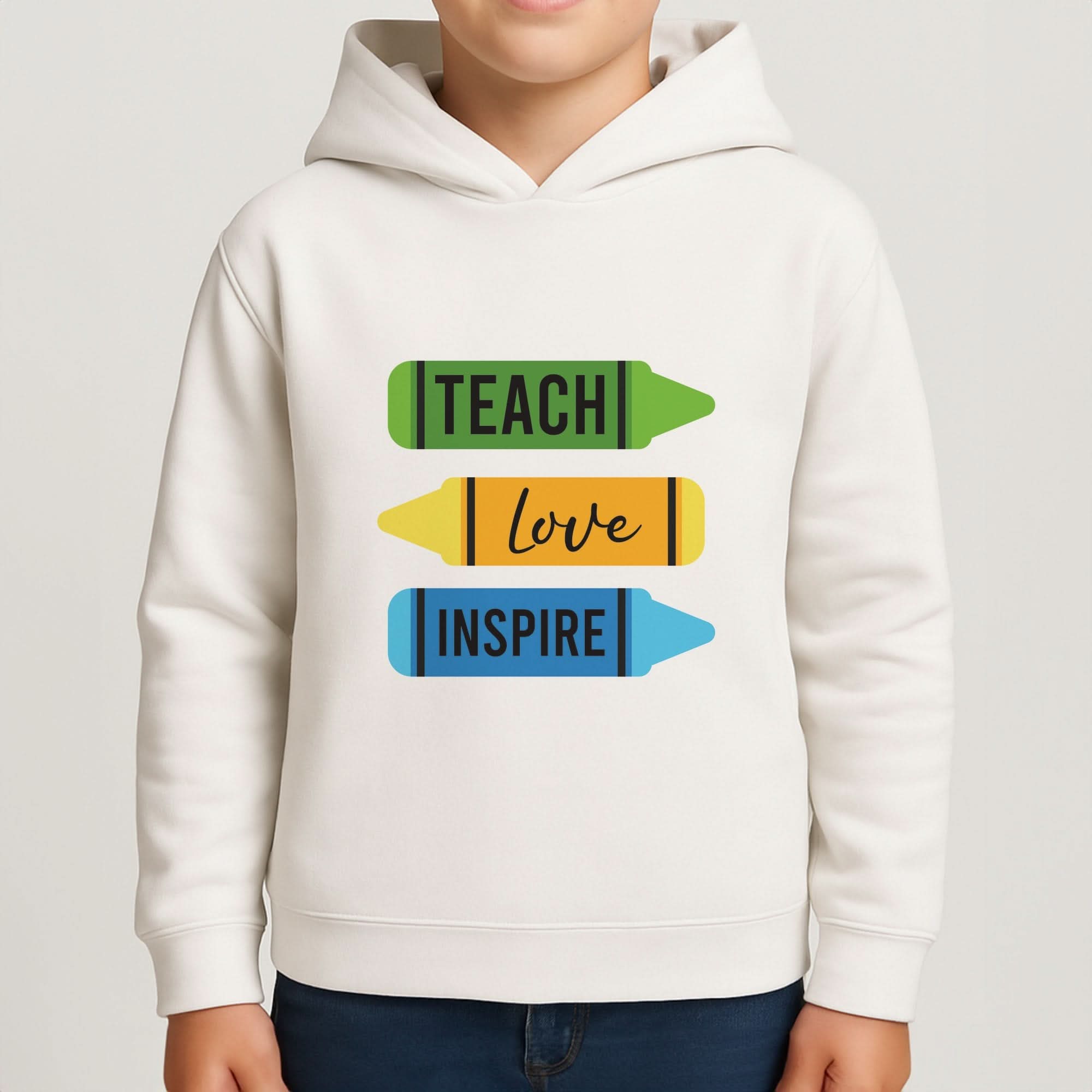 Teach, Love, Inspire Boys Hoodie