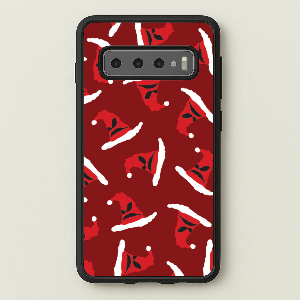 Sorting Christmas Hat Pattern Galaxy S10 Plus Case