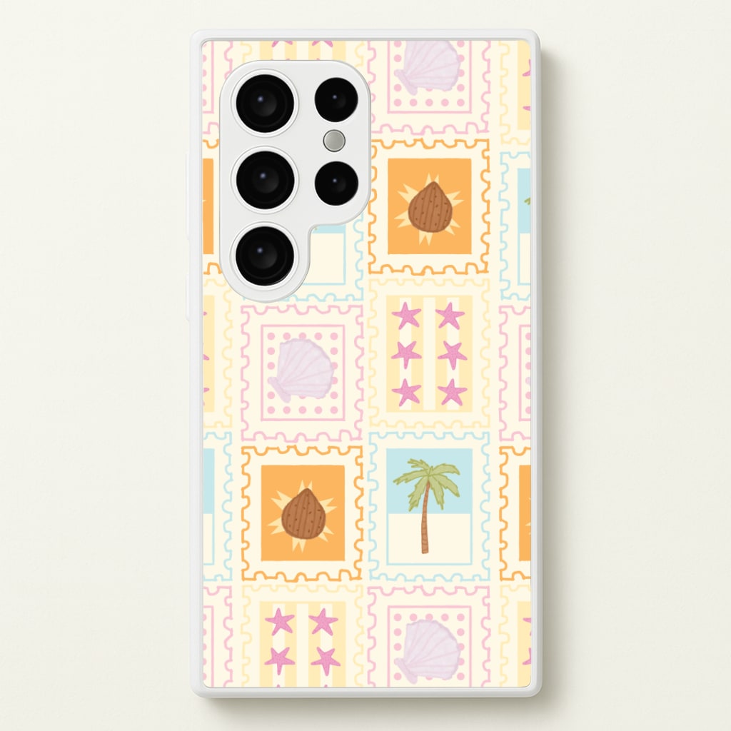 Tropical Stamps Galaxy S24 Ultra Case