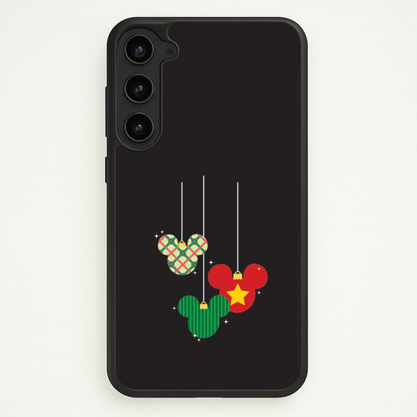 Cartoon Mouse Hanging Baubles Galaxy S23 Case