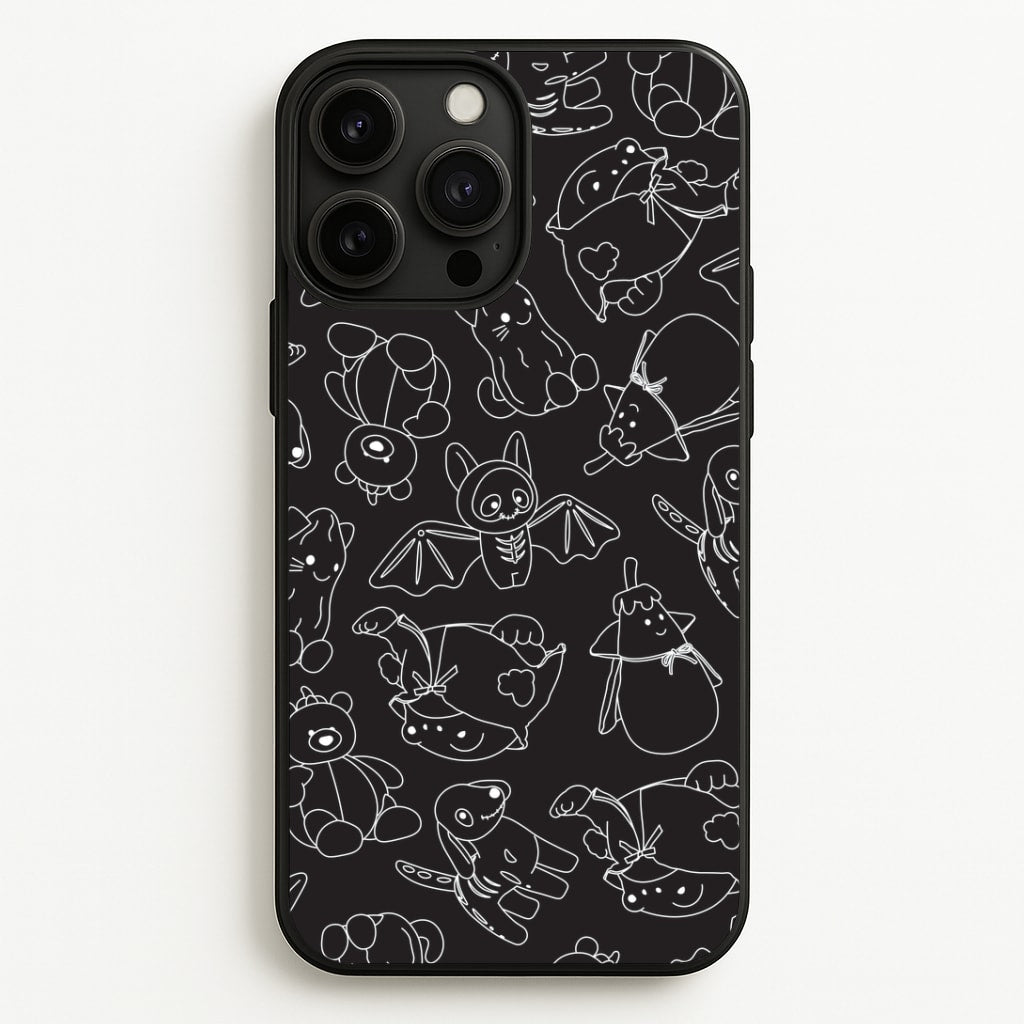 Halloween Plushies Pattern II - Halloween iPhone 13 Pro Case