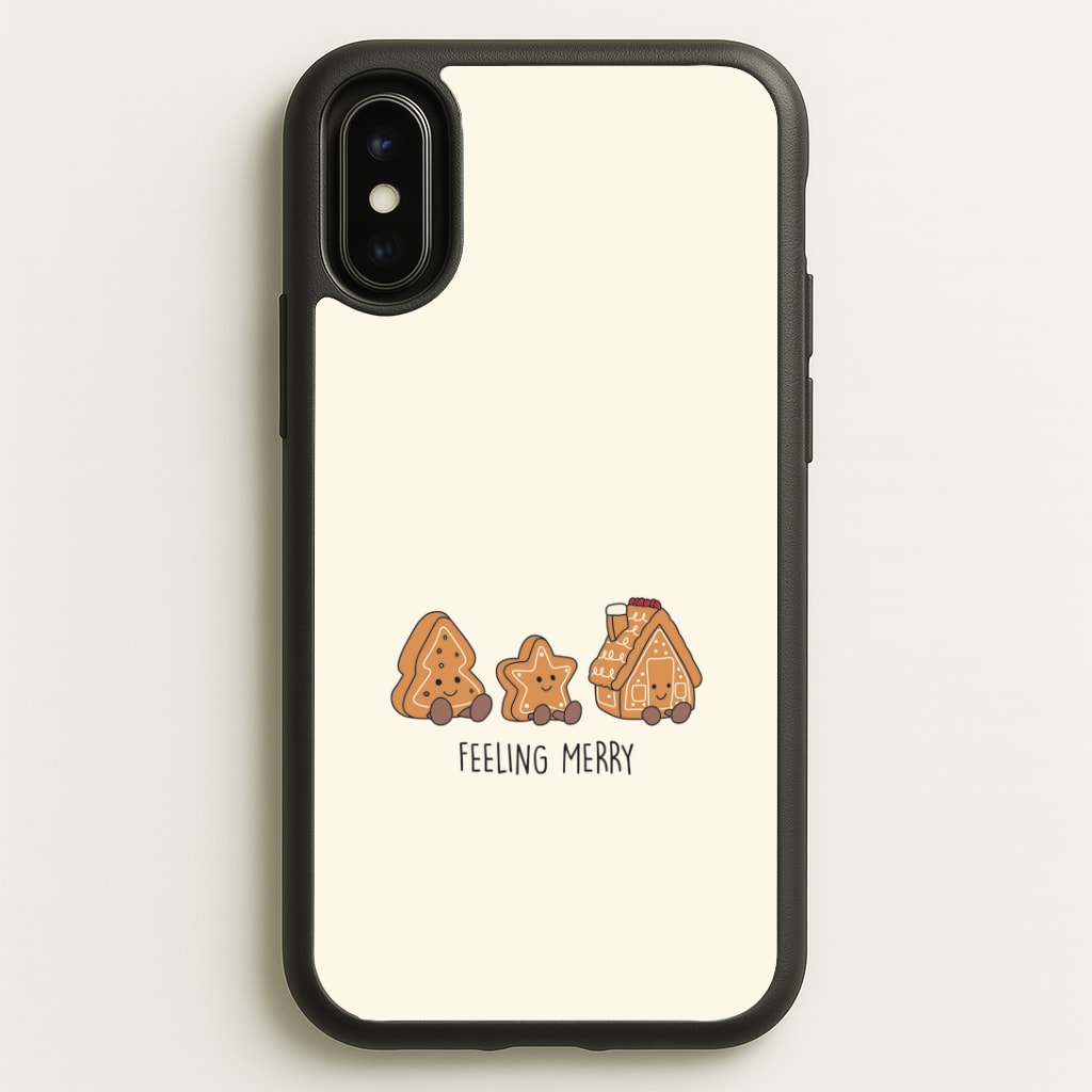 Gingerbread Plushies Quote iPhone X / XS Case