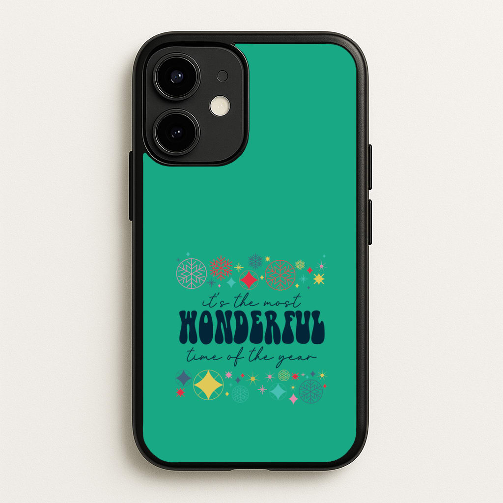 The Most Wonderful Time Of The Year Geometric iPhone 12 Mini Case