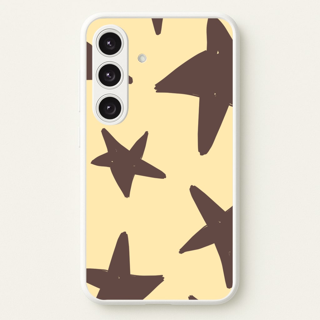 Vanilla & Chocolate Stars Galaxy S24FE Case
