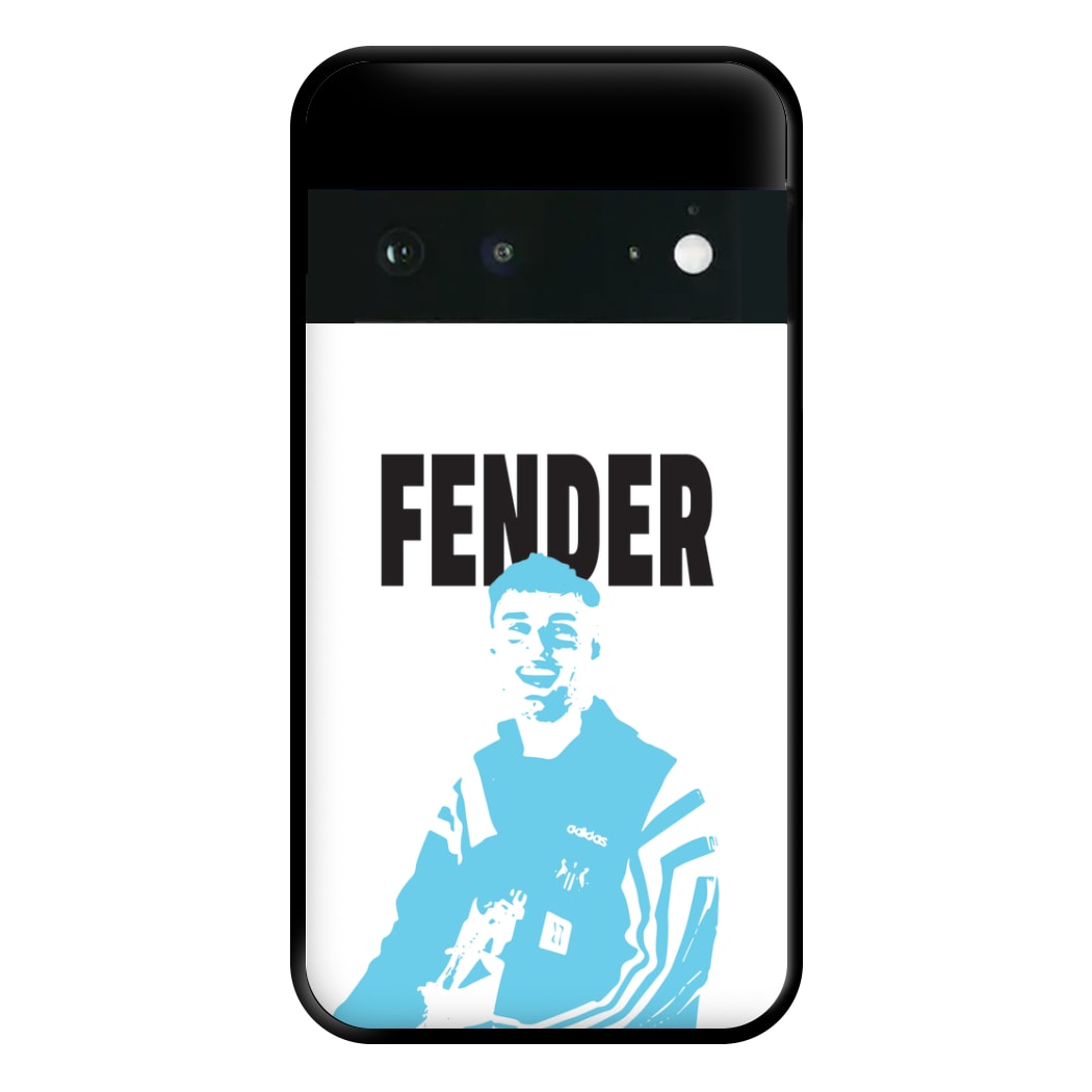 Fender Silhouette Blue Google Pixel 6 Case