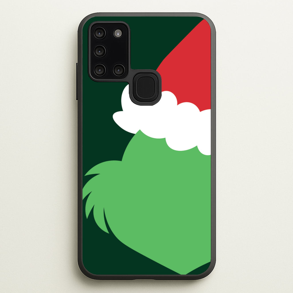 Green Creature Faceless Galaxy A21s Case