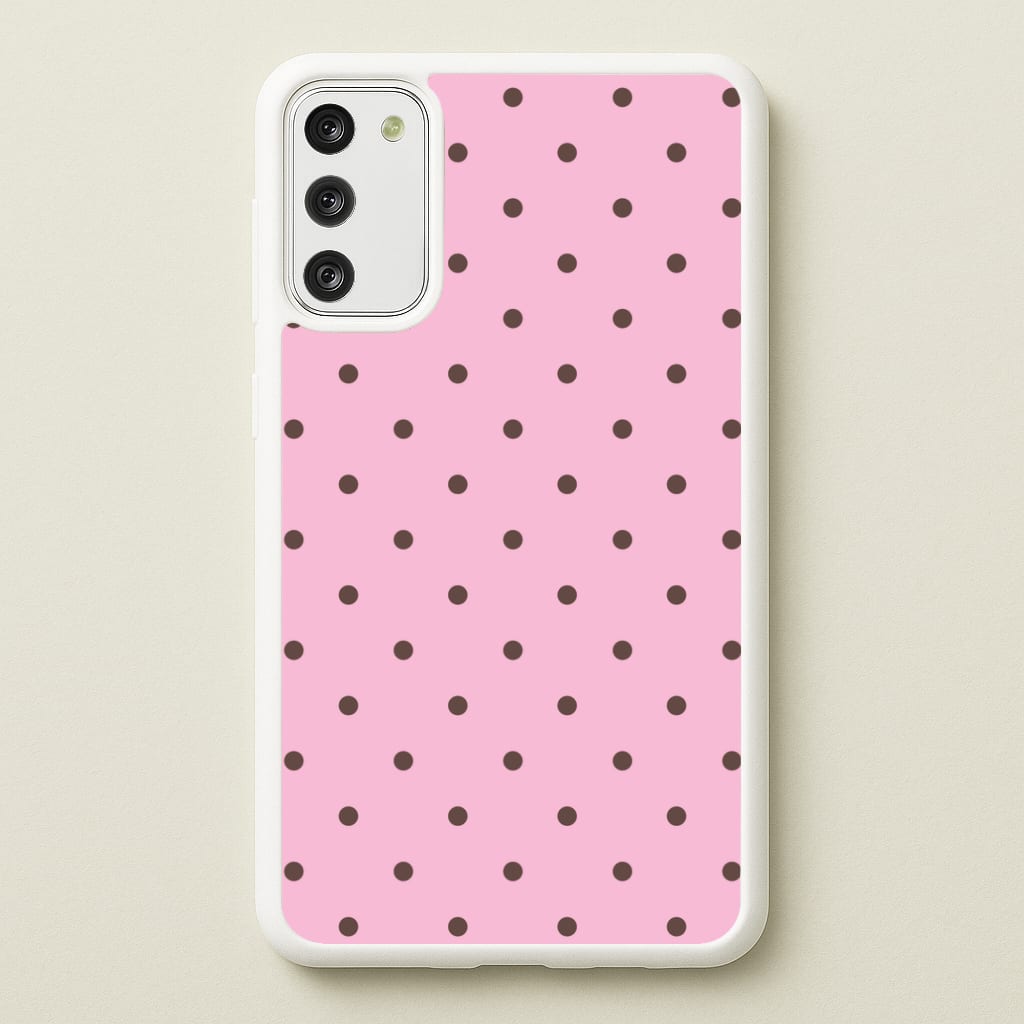 Strawberry Polka Dots Galaxy S20 Case