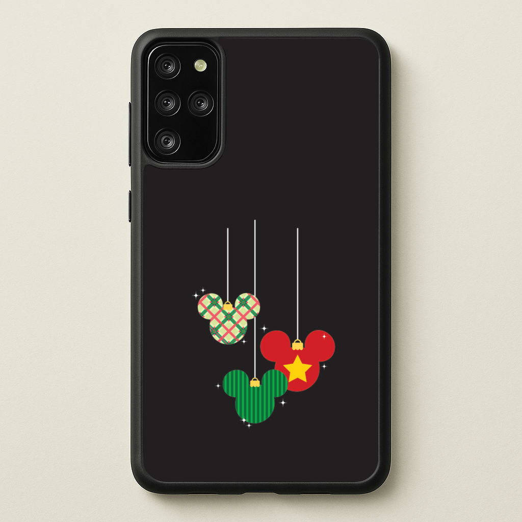 Cartoon Mouse Hanging Baubles Galaxy S20 Plus Case