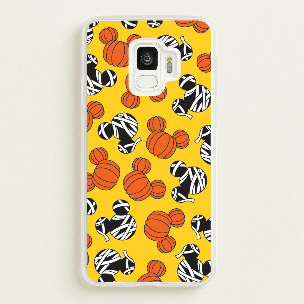 Pumpkin And Mummy Mouse Pattern Galaxy S9 Case