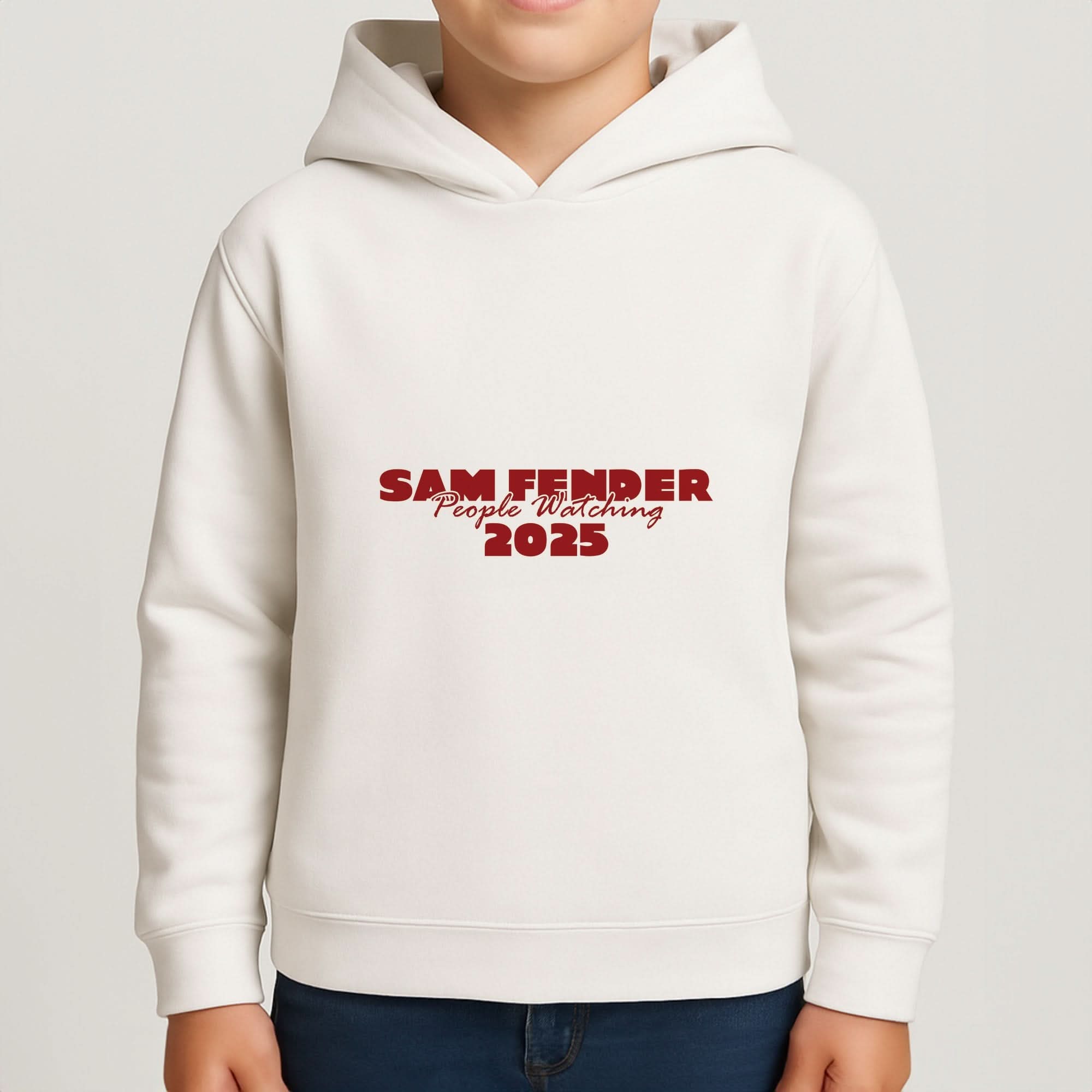 Stripes People Watching 2025 Boys Hoodie