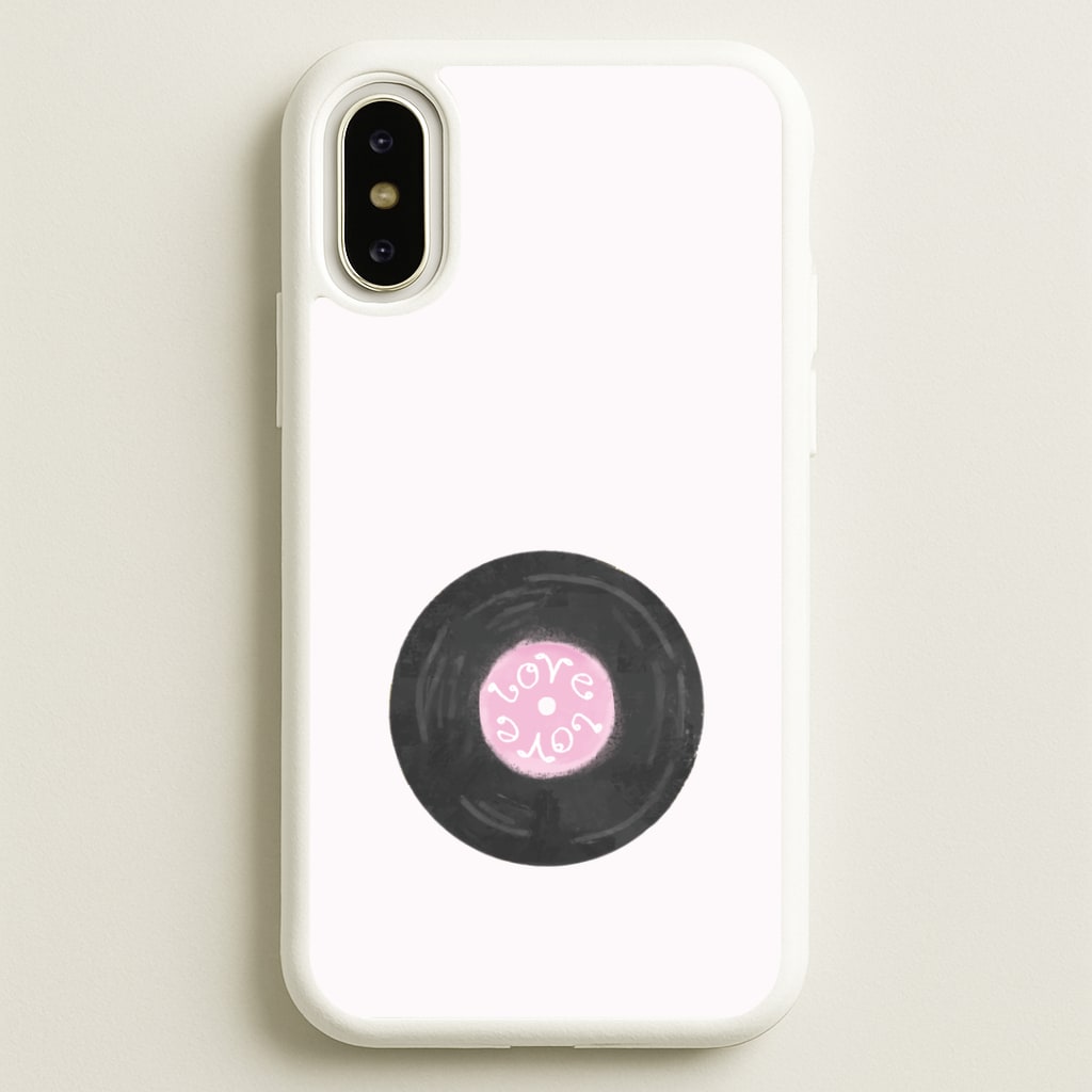 Love Vinyl iPhone X / XS Case