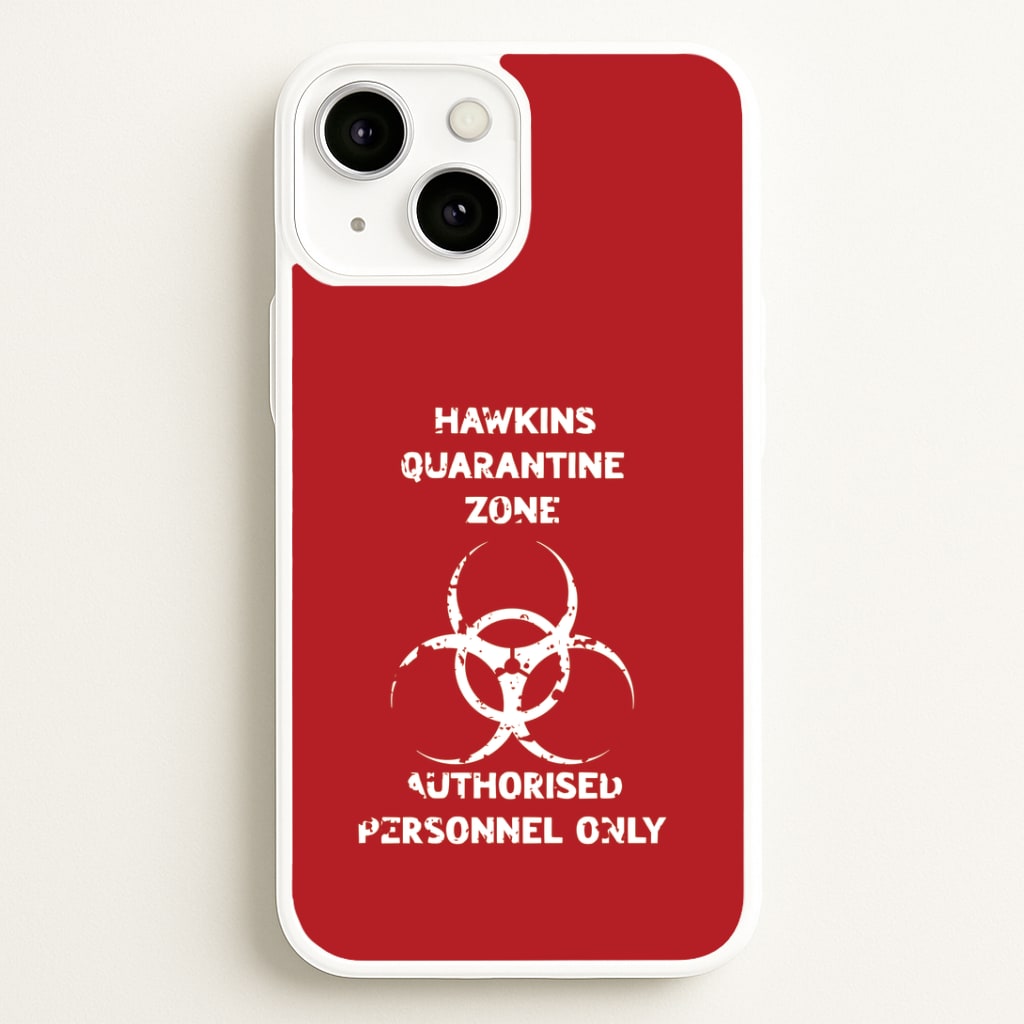 Hawkins Quarantine Zone iPhone 13 Mini Case
