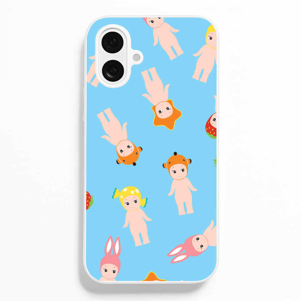 Angels Pattern iPhone 16 Plus Case