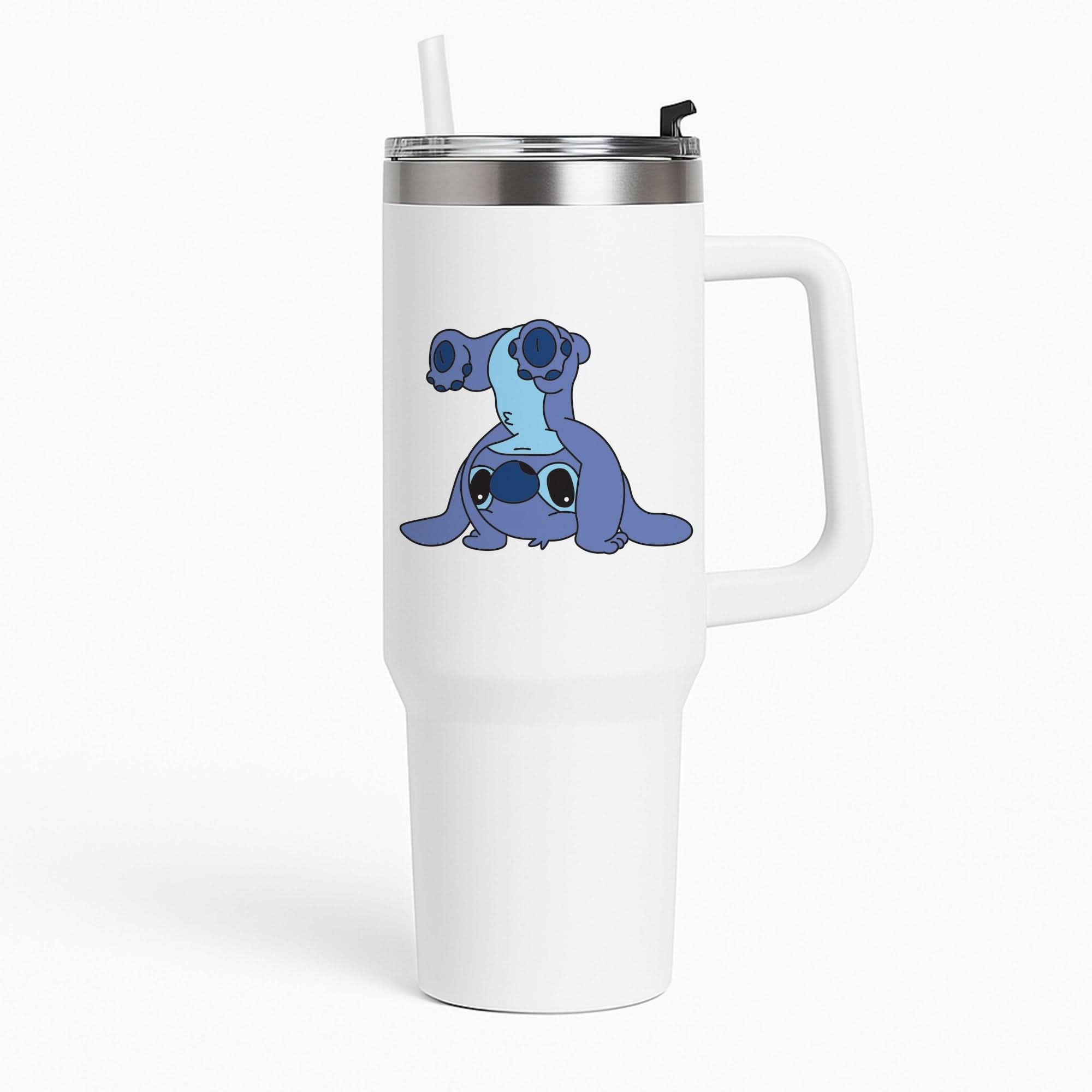 Cute Blue Alien Handstand Tumbler