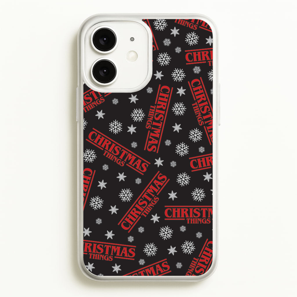 Christmas Things Snowflake Pattern iPhone 11 Case