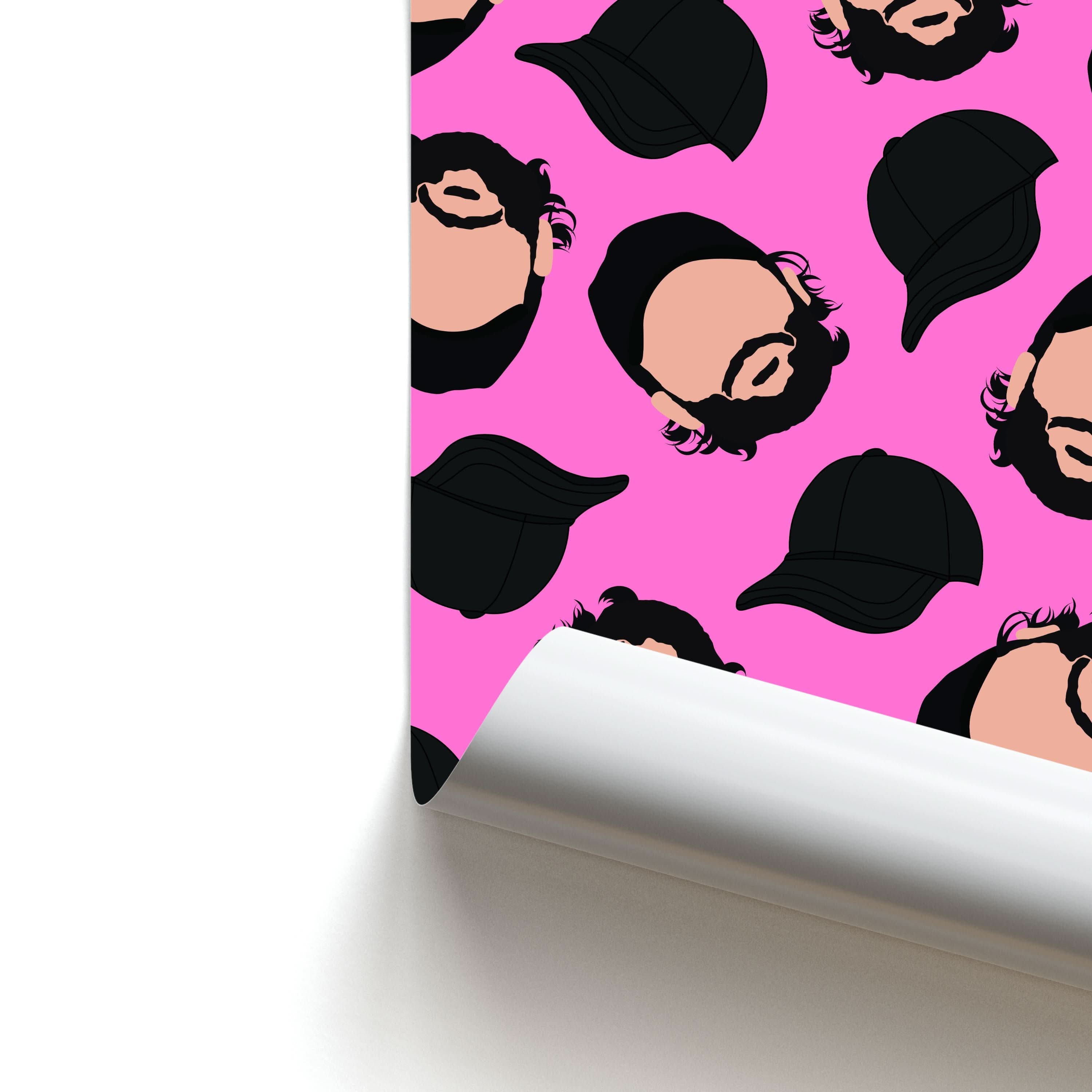 Joe And Hats Pattern Poster