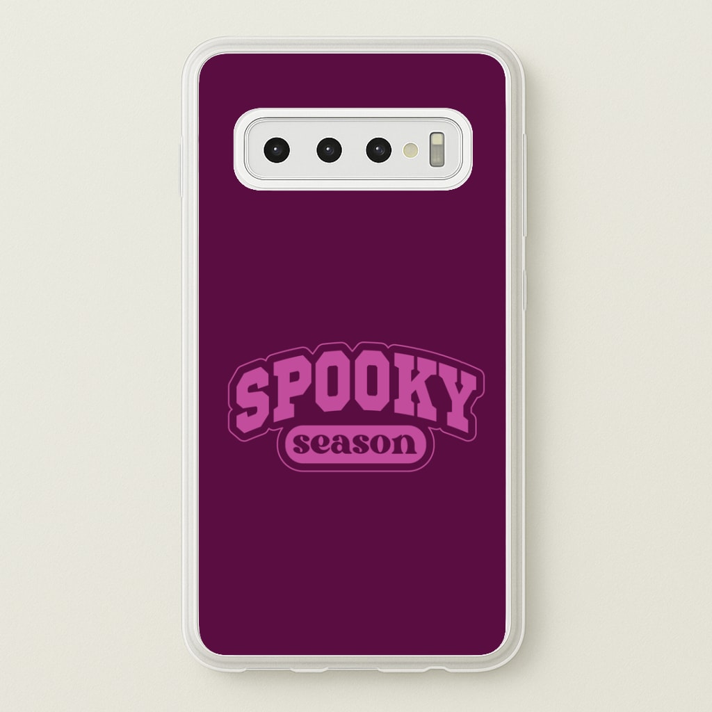 Spooky Season Varsity Galaxy S10 Case