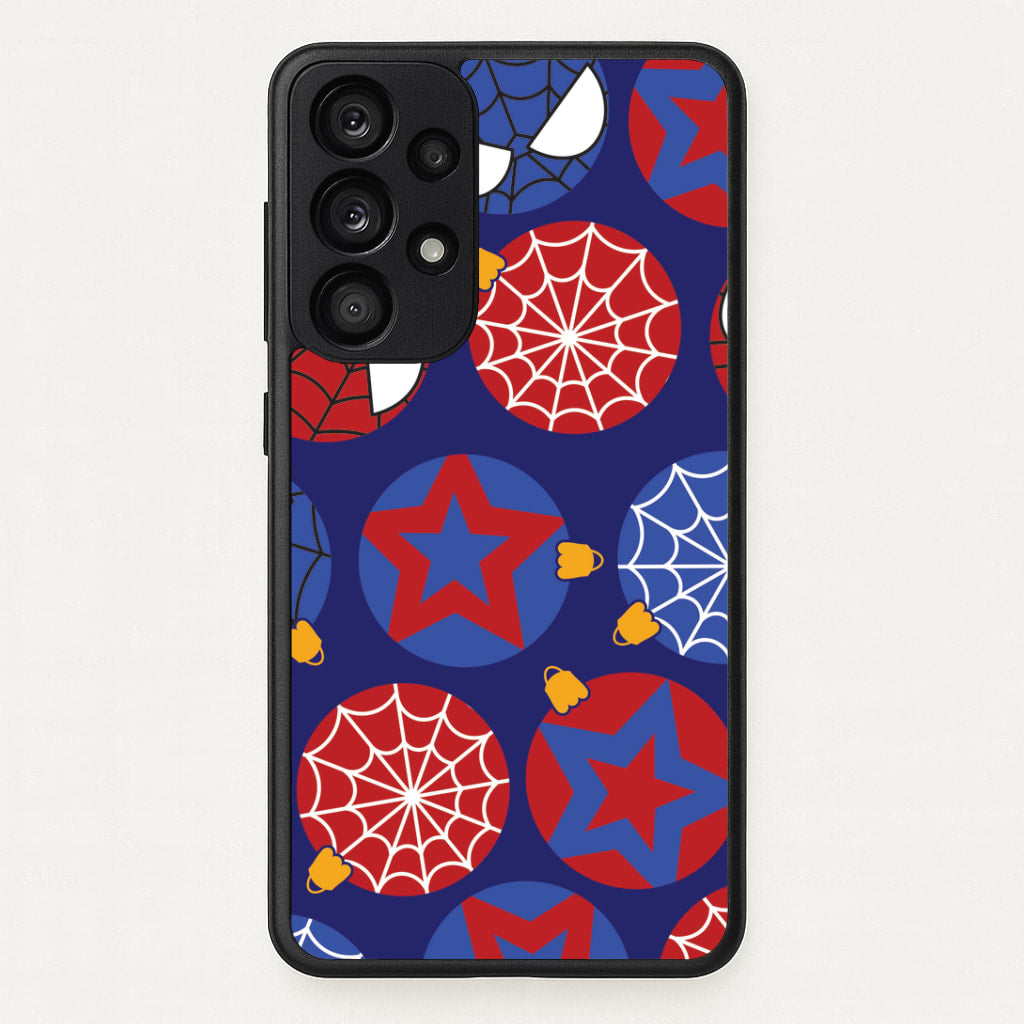 Spider Hero Baubles Pattern Galaxy A53 Case