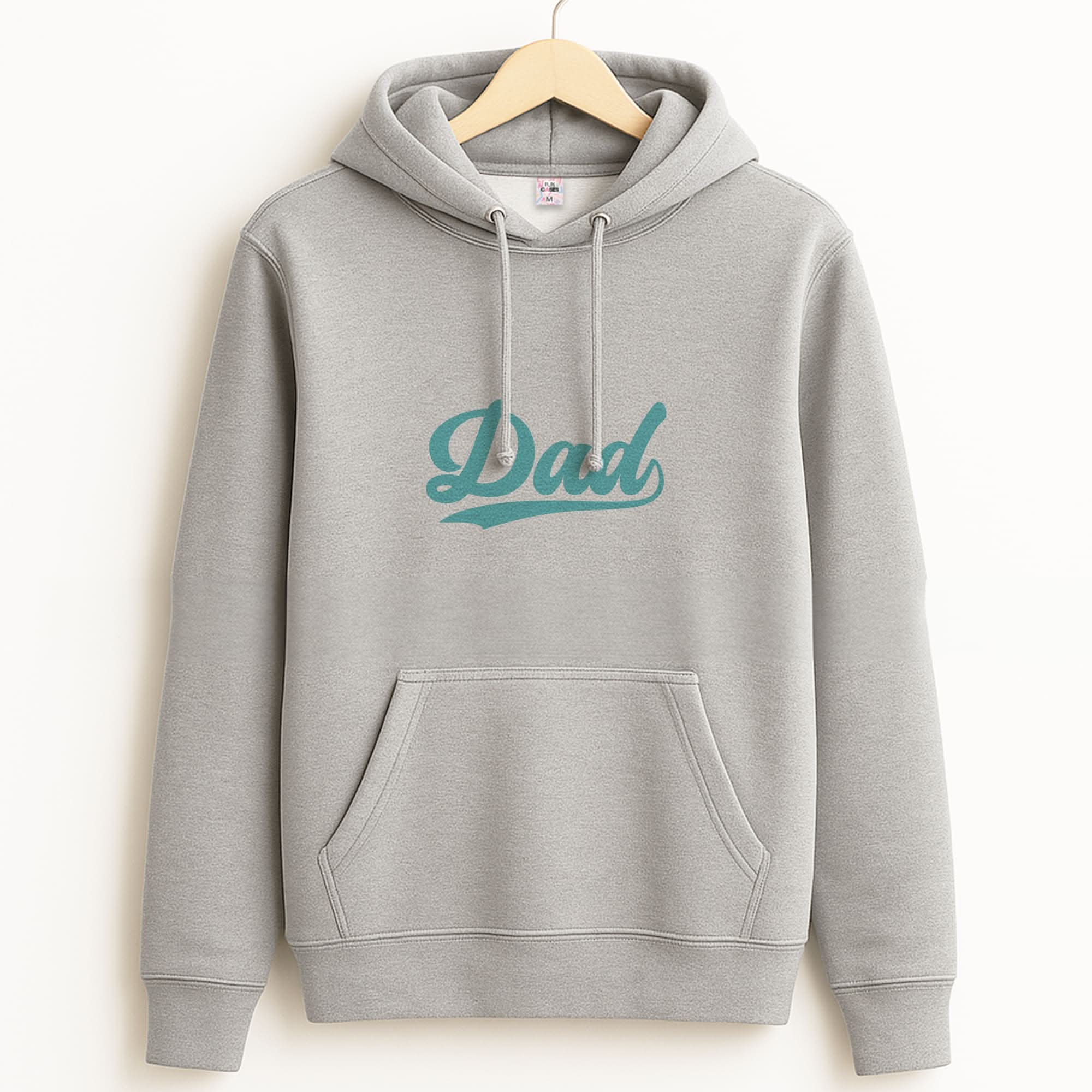 Dad Logo Unisex Grey Hoodie