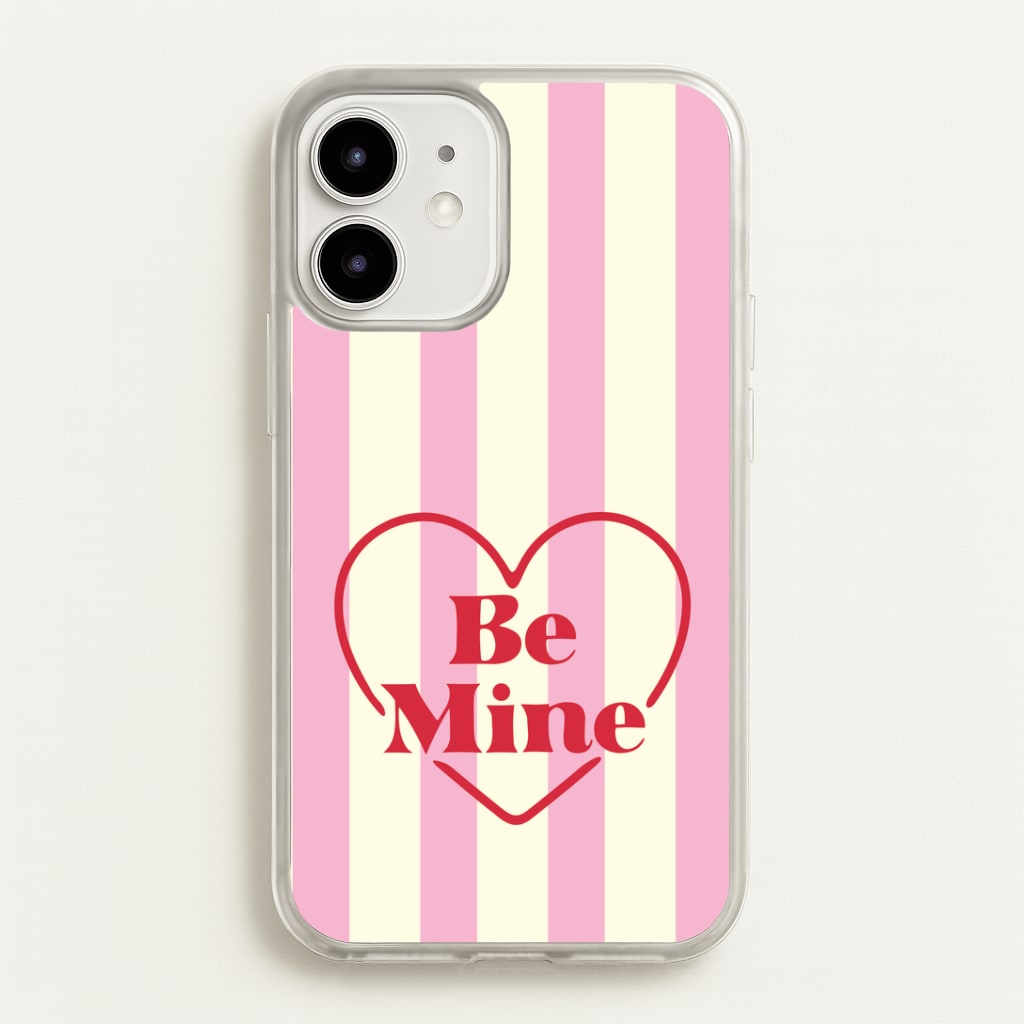 Be Mine Stripey iPhone 12 Mini Case