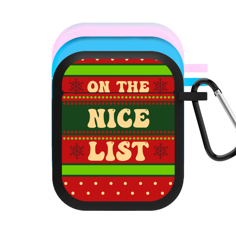 On The Nice List - Naughty Or Nice  AirPods Case