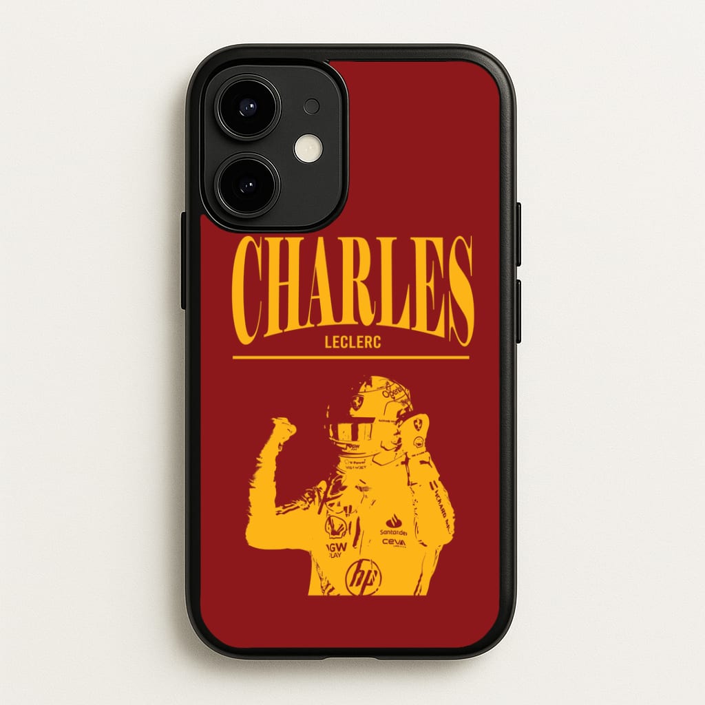 Charles Red And Gold iPhone 12 / 12 Pro Case