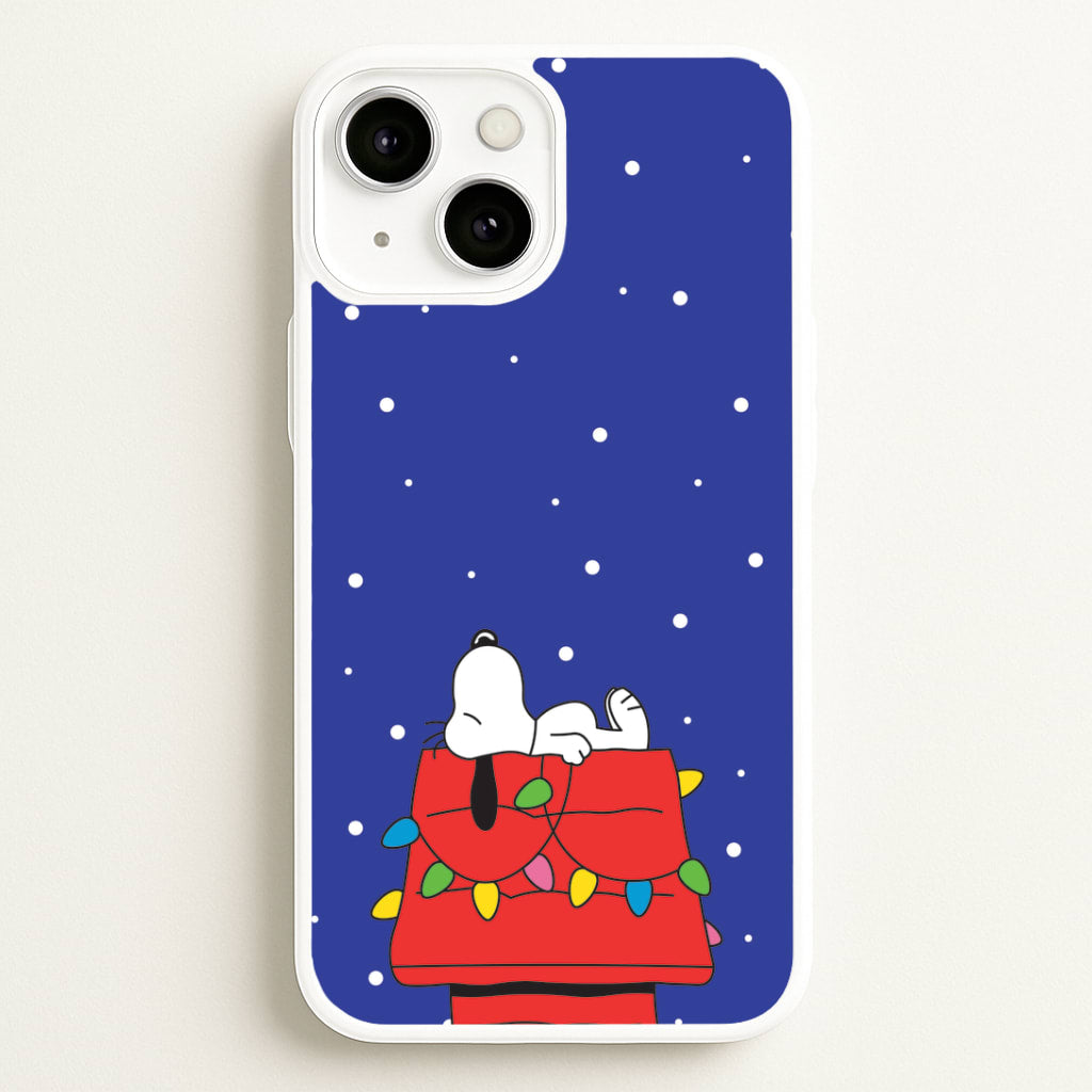 Cartoon Beagle Fairylights iPhone 13 Case