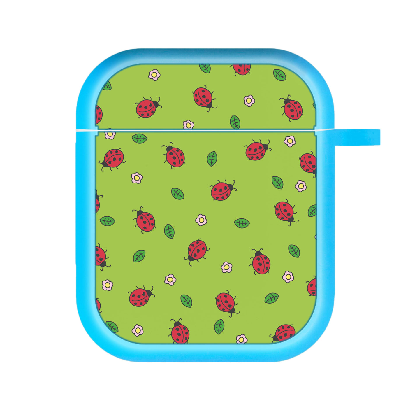 Ladybugs And Flowers - Spring Patterns AirPods Case