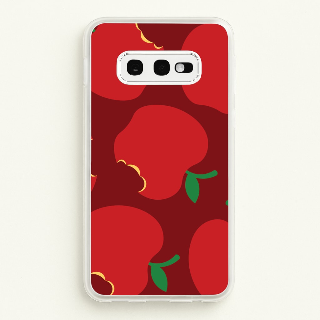 Teacher Apples Pattern Galaxy S10e Case