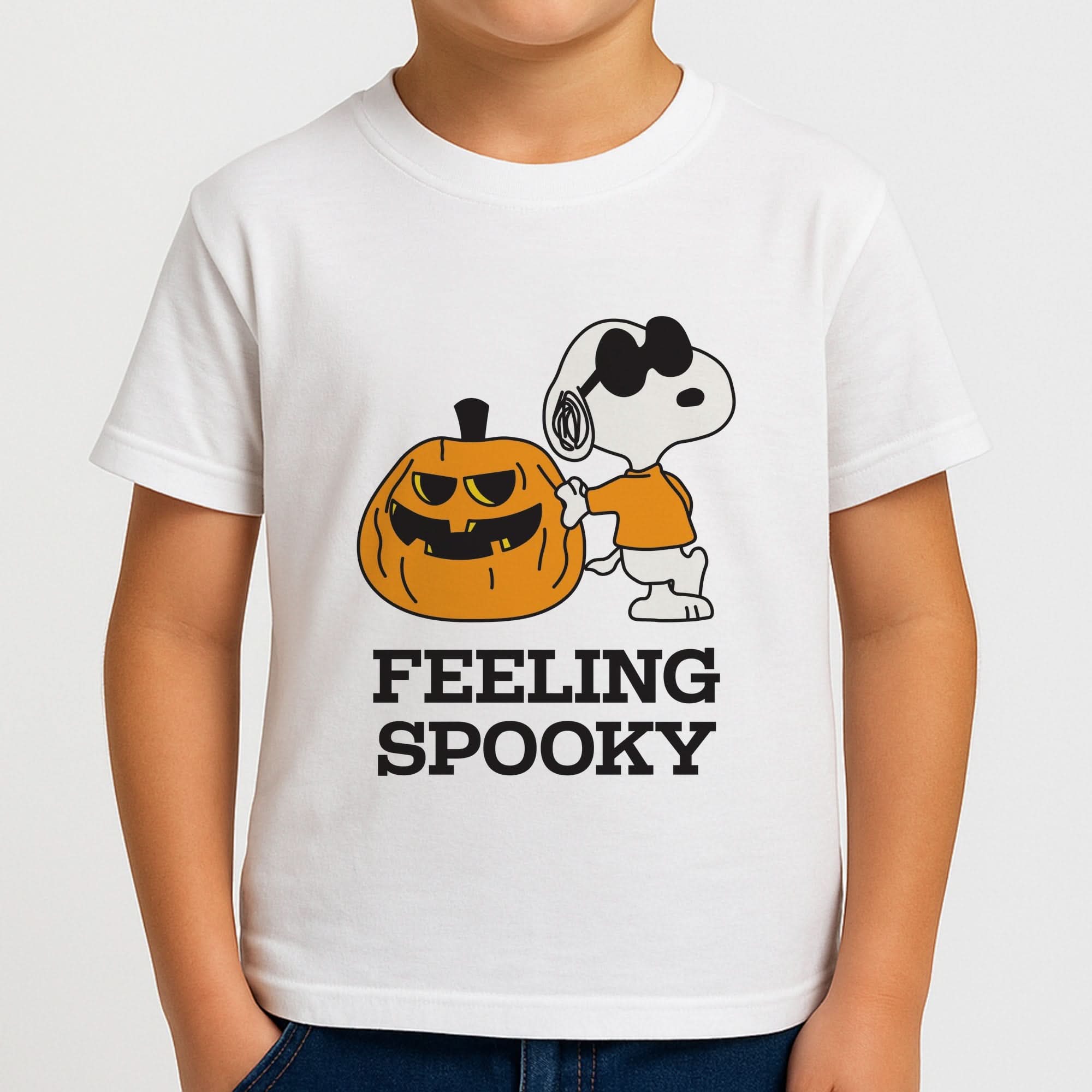 Feeling Spooky Cartoon Beagle Boys T-Shirt