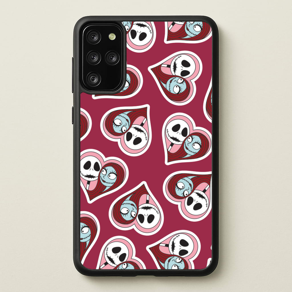 J And S Heart Pattern Galaxy S20 Plus Case