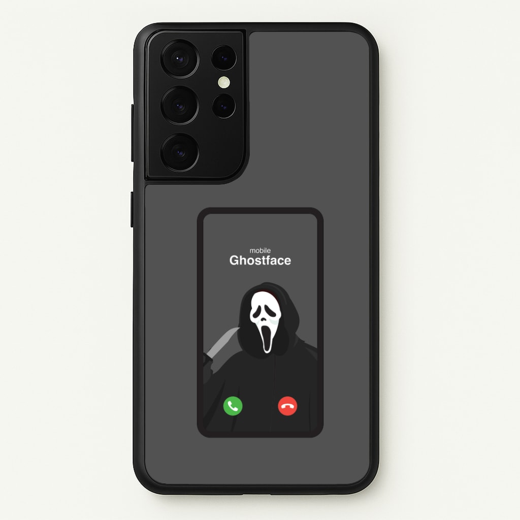 Caller ID Ghostface Galaxy S21 Ultra Case