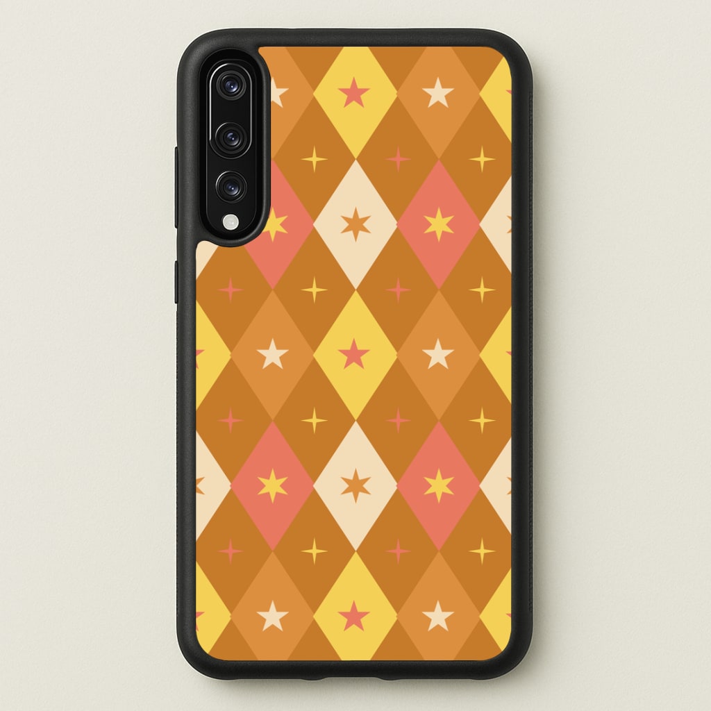 Retro Christmas Argyle Pattern Huawei P20 Pro Case
