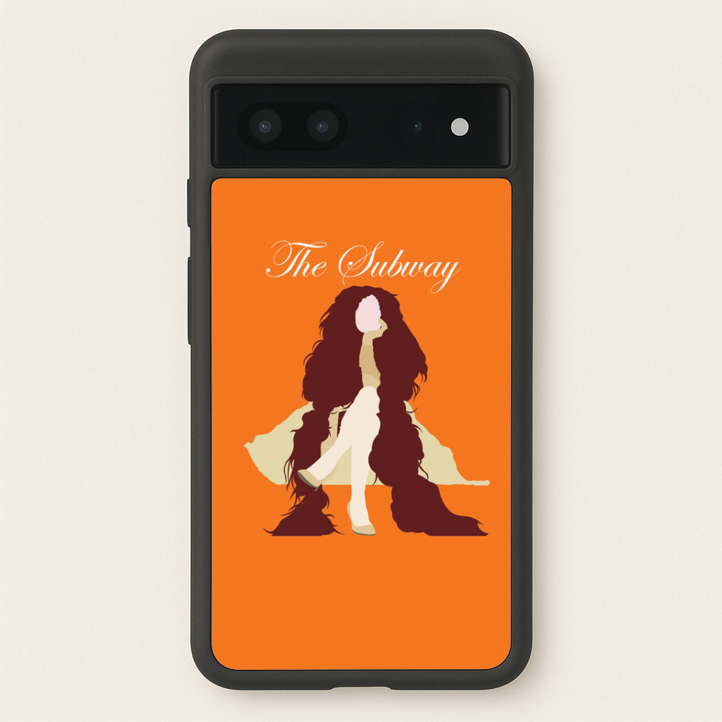 Subway Orange Google Pixel 7 Case
