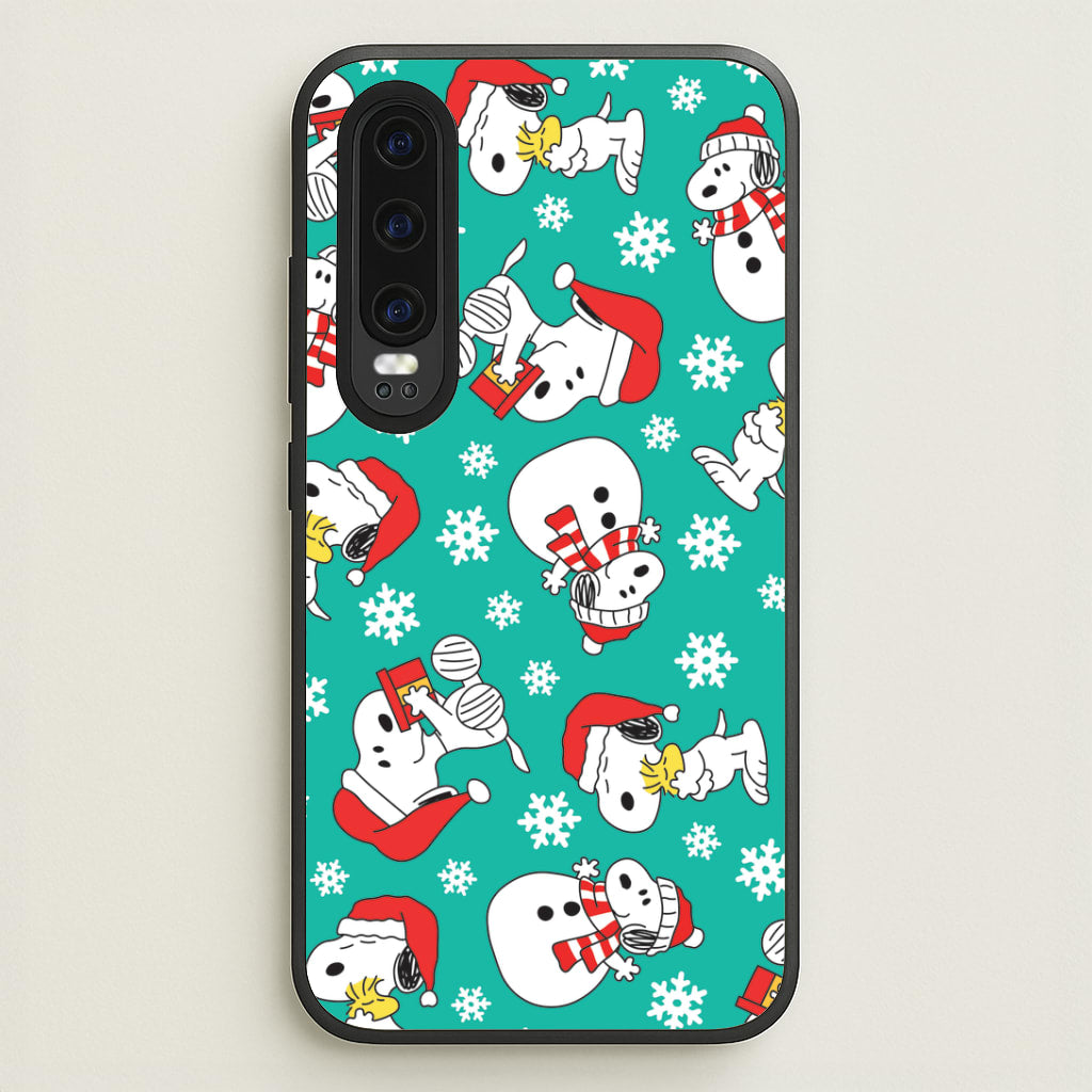 Christmas Cartoon Beagle Pattern Huawei P30 Case
