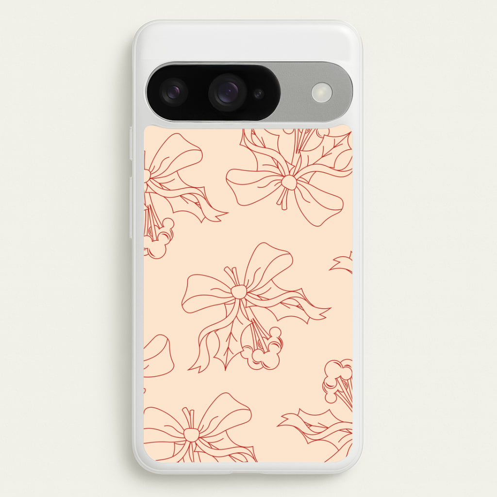 Cartoon Mouse Holly Pattern Google Pixel 10 / 10 Pro Case